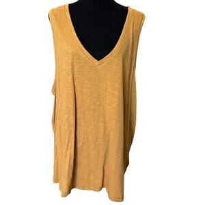 * New ~ MADEWELL ~  V-neck Cotton Tank Top Size 3X